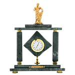 0054616/19*24*5 Мрамор (Верде Гватемала) Часы "Самсон" зеленый