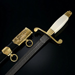 10441 Оружие сувенирное КОРТИК "Морской" из дамасской стали 