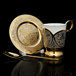 202679 Златоуст НАБОР чайный "ОРНАМЕНТ" 