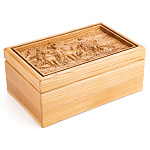 0059082/RTR-405.L ИГРА ЛОТО "БОГАТЫРИ" (резная шкатулка из ясеня) 