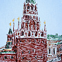 Картина "Москва, Кремль" 50х35 см, фотография 4. Интернет-магазин ЛАВКА ПОДАРКОВ