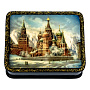 Шкатулка с художественной росписью "Храм Василия Блаженного", фотография 5. Интернет-магазин ЛАВКА ПОДАРКОВ