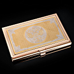 27308-П0002 Златоуст Визитница карманная "Георгий Победоносец" в ПУ