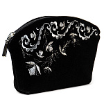 -2000094960011 Косметичка "Нефертити" бархат Разм. 11*17*3 Мод. 294 Рис. 737-2 п.х.с. РН25 А,