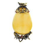 0047670/461 Сувенир Яйцо большое с голубями Сувенир (белый)