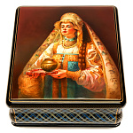  Художественная роспись Шкатулка "Чарка мёда" Авт. Дубовикова Г. /700