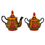 Самовар электрический 3 л с сервизом "Ягоды". Хохлома, фотография 4. Интернет-магазин ЛАВКА ПОДАРКОВ