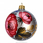 Новогодний елочный шар с ручной росписью, фотография 4. Интернет-магазин ЛАВКА ПОДАРКОВ