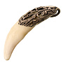 Кулон-амулет из кости "Клык волка", фотография 1. Интернет-магазин ЛАВКА ПОДАРКОВ