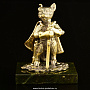 Бронзовая статуэтка "Крыса-воин на монетах", фотография 2. Интернет-магазин ЛАВКА ПОДАРКОВ