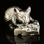 Статуэтка "Крыса с сыром" (серебро 925*), фотография 2. Интернет-магазин ЛАВКА ПОДАРКОВ