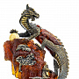 Скульптура из янтаря и бронзы "Китайский дракон на скале", фотография 16. Интернет-магазин ЛАВКА ПОДАРКОВ