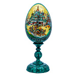 Яйцо пасхальное на подставке "Московские гуляния"