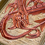 Нарды деревянные "Дракон" 55х27 см, фотография 4. Интернет-магазин ЛАВКА ПОДАРКОВ