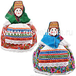 0011309 Сувенир Кукла-ГРЕЛКА славянская на чайник "СЕМЕНОВНА" 910301