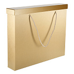 100384  Упакока Коробка ДЛЯ КАРТИН с ручкой 60*50*10см