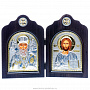 Икона диптих "Николай Чудотворец" и "Спаситель", фотография 1. Интернет-магазин ЛАВКА ПОДАРКОВ