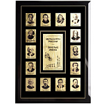 0021879/футляр-38*28 ПАННО сувенирное "Металлургия России" (сус.золото) 28*38см в футляре