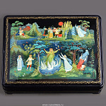 /19*15*1см Художественная роспись Шкатулка "Снегурочка" /240