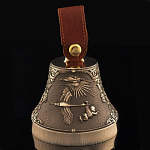 35001 Бронза  КОЛОКОЛ малый "НА РОЖДЕНИЕ" под ЛОГОТИП h=115мм  d=110мм   вес 900г.