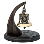 0076998/0529-глянец КОЛОКОЛ МАЛЫЙ "Георгий Победоносец" вес 300гр на дуге