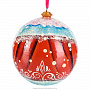 Новогодний елочный шар "Овечка", фотография 4. Интернет-магазин ЛАВКА ПОДАРКОВ