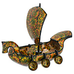 0078342  Хохолома  БРАТИНА-ЛАДЬЯ с ковшиками