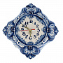 Часы настенные "Квадратные". Фарфор Гжель, фотография 2. Интернет-магазин ЛАВКА ПОДАРКОВ