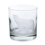 /МЕДВЕДЬ СТАКАН ЖИВОТНЫЕ С ГРАВИРОВКОЙ 380мл