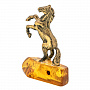 Статуэтка с янтарем "Конь на дыбах", фотография 2. Интернет-магазин ЛАВКА ПОДАРКОВ