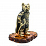Статуэтка с янтарем "Кот в сапогах", фотография 2. Интернет-магазин ЛАВКА ПОДАРКОВ