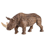 Скульптура из красного дерева и бивня мамонта "Носорог"