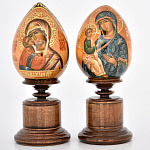 /22см Яйцо Пасхальное "Образ Богородицы" (в ассортименте) 22 см на подставке а/р Агапитов