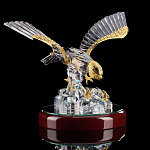 Скульптура из хрусталя "Сокол"