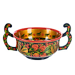 0070143 Хохлома ЧАШКА сред диаметр 17 см