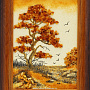 Картина янтарная "Пейзаж №34" 26х20 см, фотография 3. Интернет-магазин ЛАВКА ПОДАРКОВ