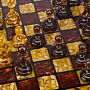 Шахматы с инкрустацией и фигурами из янтаря 65х65 см, фотография 12. Интернет-магазин ЛАВКА ПОДАРКОВ