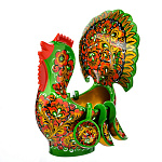 Деревянный ковш "Глухарь". Хохлома