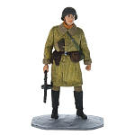 0042549-цвет Ол.миниатюра Серия ВОВ "Старший лейтенант КА в полушубке" арт.1072