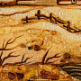 Картина янтарная "Зимний пейзаж" 30х40 см, фотография 4. Интернет-магазин ЛАВКА ПОДАРКОВ