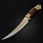 0015646/асс Златоуст Оружие сувенирное НОЖ "Султан-С"(кап. зол.колп.) NZK3121 3336 3351+2БН