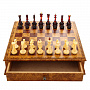 Шахматы в ларце из березового капа с янтарными фигурами, фотография 8. Интернет-магазин ЛАВКА ПОДАРКОВ