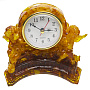 Часы настольные из янтаря "Ангелы", фотография 1. Интернет-магазин ЛАВКА ПОДАРКОВ