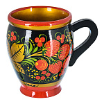 300020  Хохлома КРУЖКА  " Клубника" 100*80   в/кат 13060100080