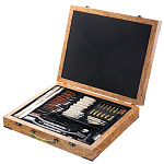 0048527/0330 Кар.береза НАБОР ДЛЯ ЧИСТКИ РУЖЕЙ "Медведь"370*340*75* 63 предмета