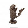 Бронзовая статуэтка "Ежик с листочком", фотография 3. Интернет-магазин ЛАВКА ПОДАРКОВ