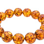 Браслет из натурального янтаря "Джоди", фотография 4. Интернет-магазин ЛАВКА ПОДАРКОВ