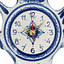 Часы настенные "Чайник". Фарфор Гжель, фотография 2. Интернет-магазин ЛАВКА ПОДАРКОВ