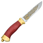 0056092 Златоуст НОЖ ТИГР,ЭИ-107,стабилиз. береза,рисов клинок