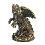  СТАТУЭТКА СИМВОЛ ГОДА. ДРАКОН" бронза L=5 см